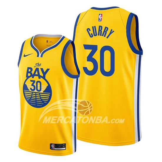 Maglia Golden State Warriors Stephen Curry Statement The Bay Or